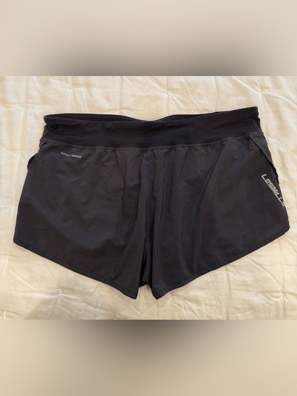 Reebok Les Mills Speedwick Athletic Shorts Black Large